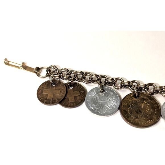 Coin Bracelet Varied Countries - Picture 4 of 9